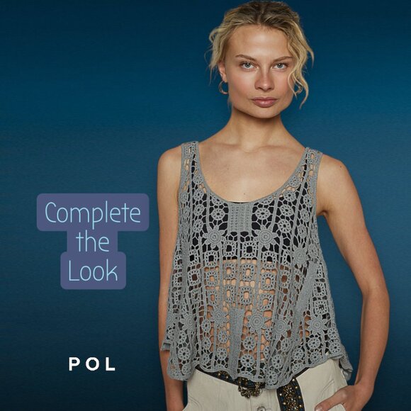 POL Bold Floral Embroider Denim Acid Faded Super Baggy Wide Flare Leg Blue Jeans - Picture 9 of 12